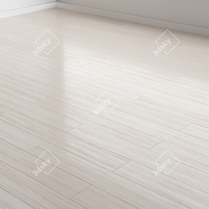 Versatile Oak Flooring 5 Installation Styles 3D model image 5