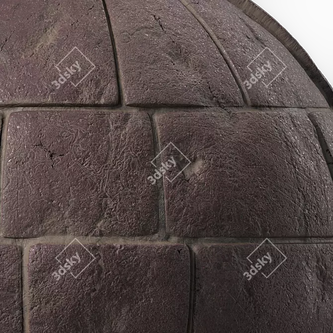 Decorative Stone Wall Materials 4K 3D model image 6