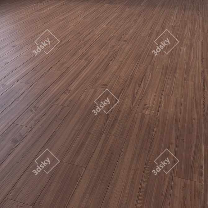 Laminat Wood Flooring 3D Model 3D model image 3