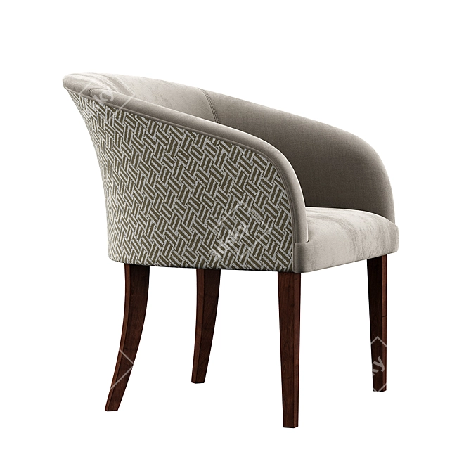 Bouton Konyshev Armchair with TurboSmooth 3D model image 3