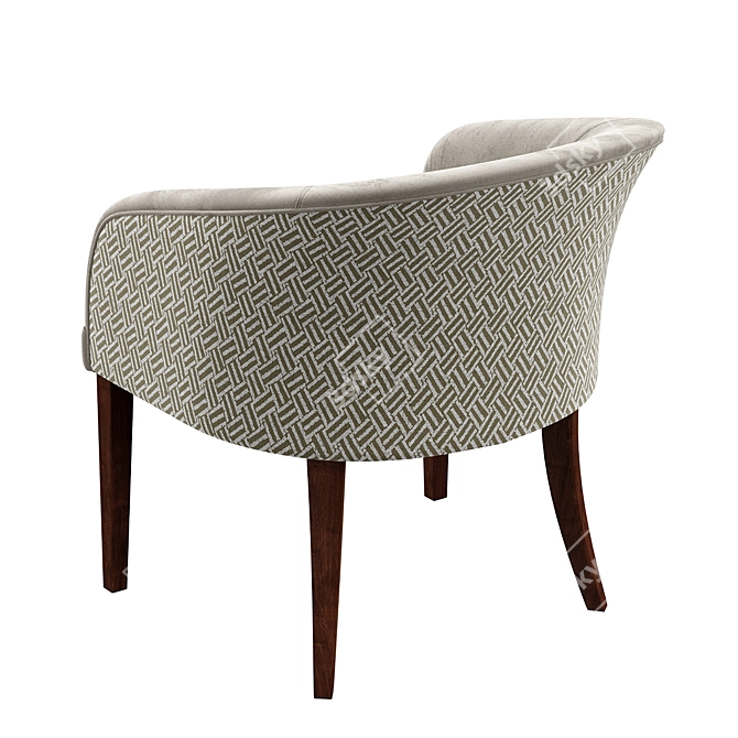 Bouton Konyshev Armchair with TurboSmooth 3D model image 5