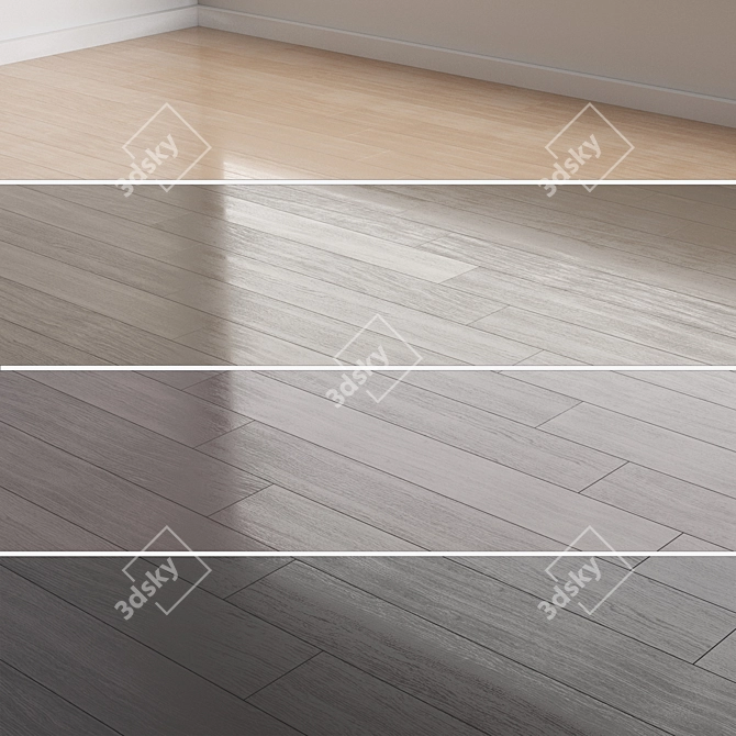 Versatile Oak Flooring Collection 3D model image 1