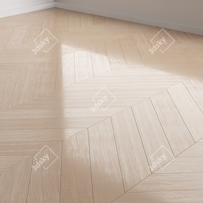 Versatile Oak Flooring Collection 3D model image 5