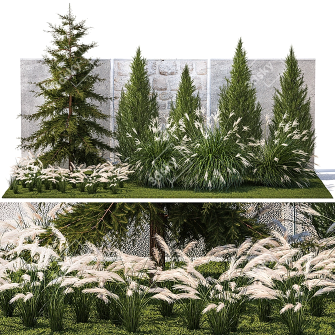 Large Specimen Plant Collection 3D model image 1