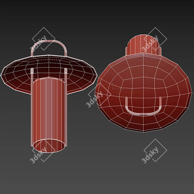 Title: Ray MENU Table Lamp 3D model image 3