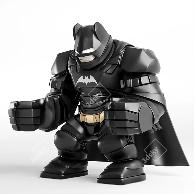 Batman Lego Action Figure 3D model image 1