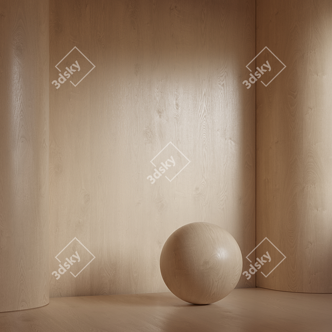 Seamless Wood Material Texture 3000x3000px 3D model image 2