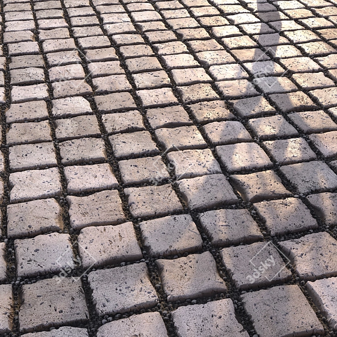  Urban Paving Seamless Texture Pack 3D model image 1