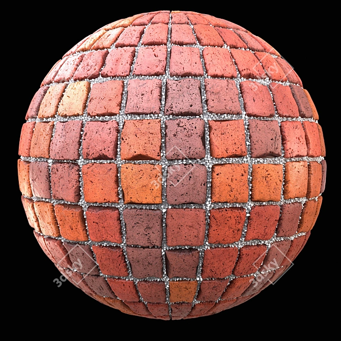  Urban Paving Seamless Texture Pack 3D model image 3