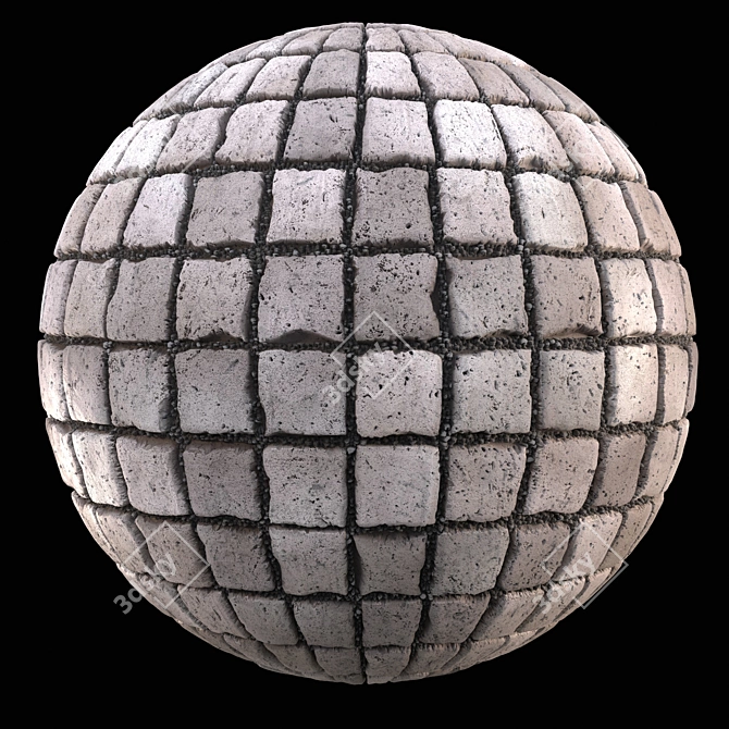  Urban Paving Seamless Texture Pack 3D model image 4