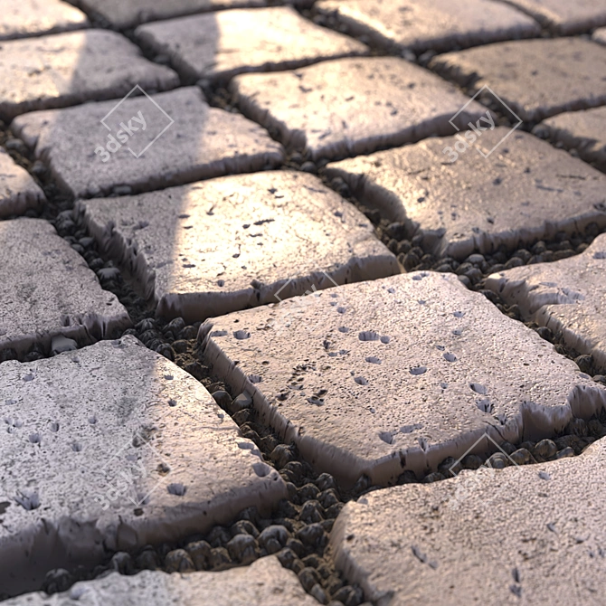  Urban Paving Seamless Texture Pack 3D model image 5