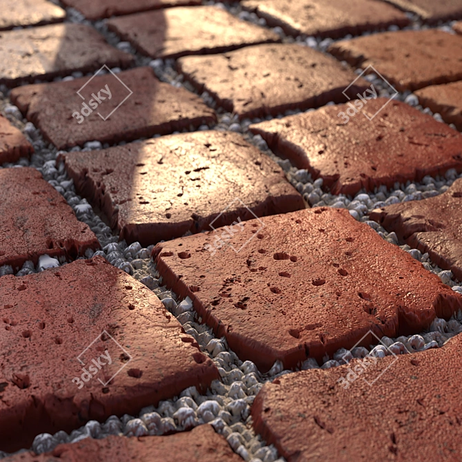  Urban Paving Seamless Texture Pack 3D model image 6