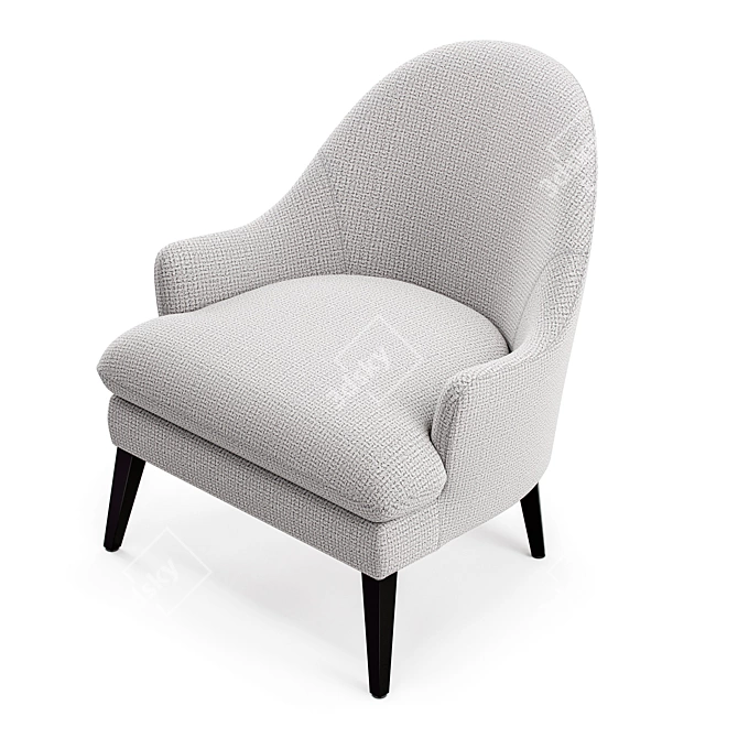 Modern Style Collete Armchair 3D model image 3