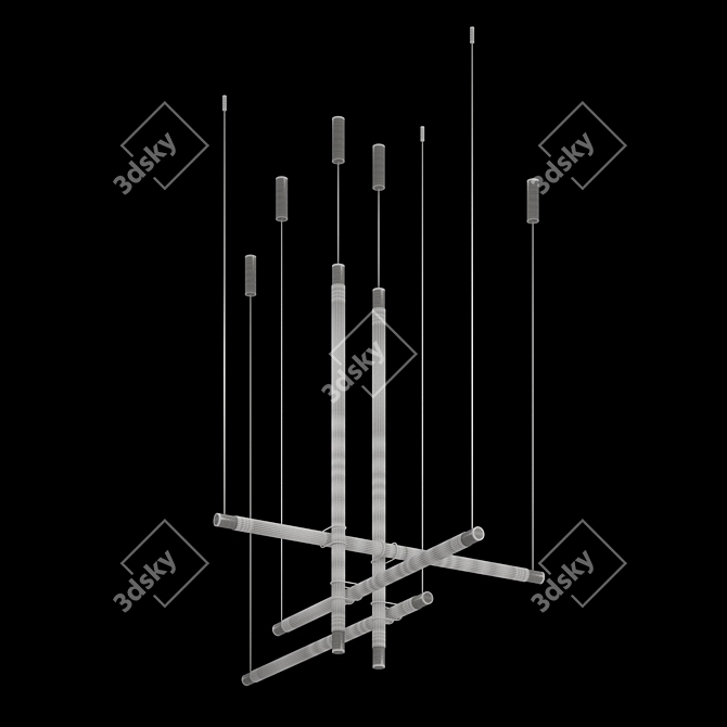 Versatile Spyder-X Pendant Lamp 3D model image 5