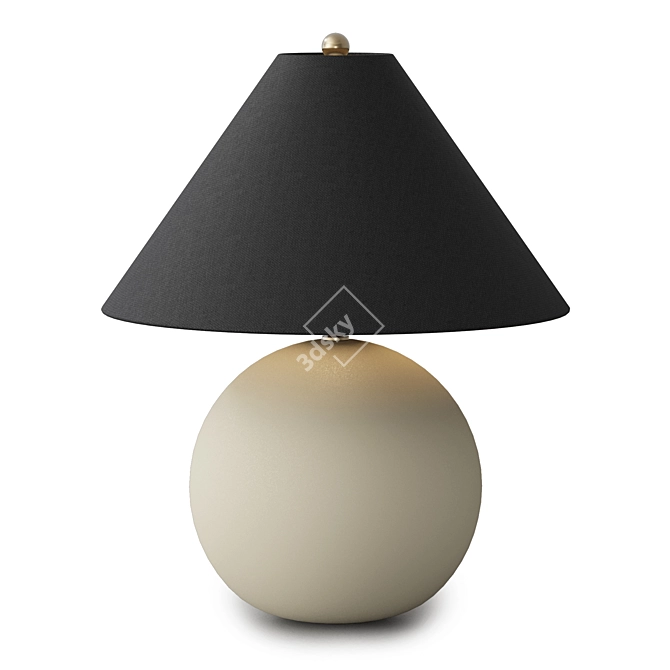 Table Lamp Tess by Louvre Home 3D model image 1