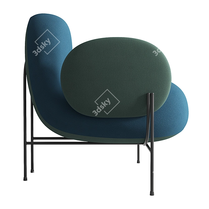 KANO Dolphin Lounge Chair 3D model image 4