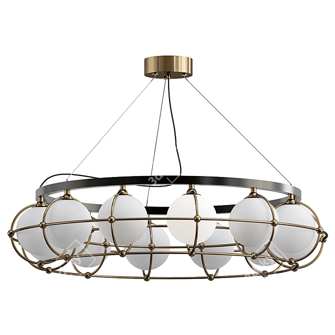 Maytoni Round Chandelier Ø 37.4 3D model image 1