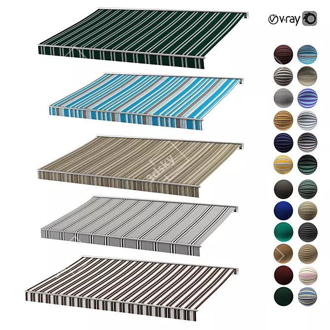 Shade Easy Setup Awning Kit 3D model image 4