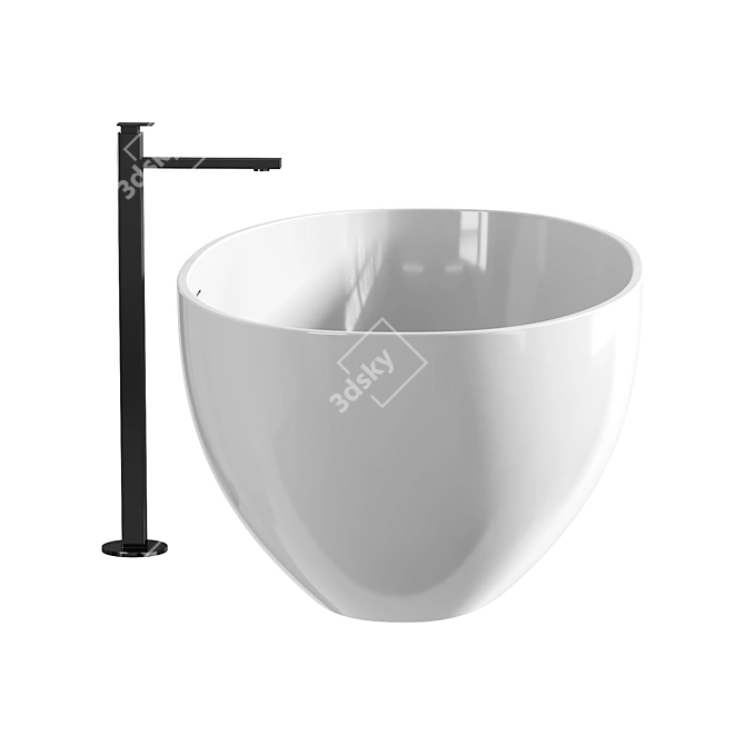 Luxury Bath Time Companion 3D model image 4