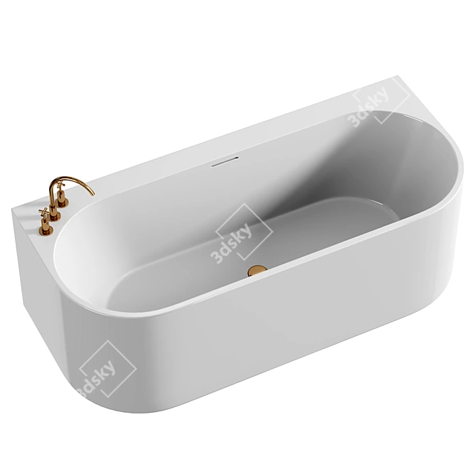 Luxurious Balinese Bathtub 3D model image 3