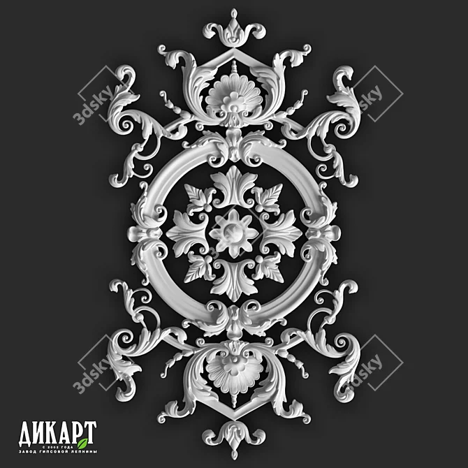 Designer-Preferred Plaster Decor Solutions 3D model image 1