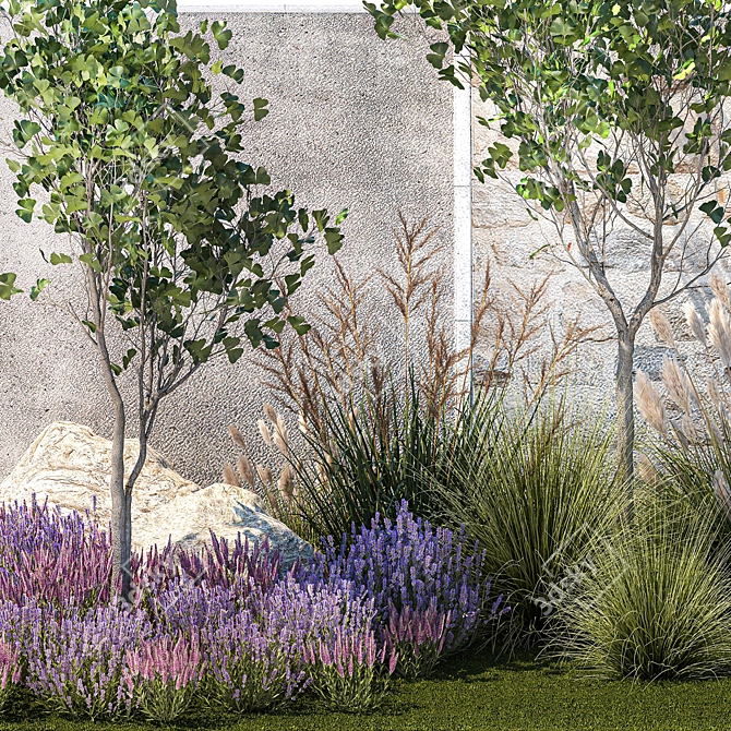 Lavender Mountain Bliss Set 3D model image 4