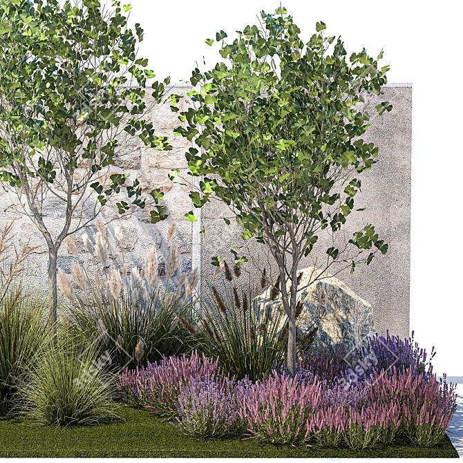 Lavender Mountain Bliss Set 3D model image 6