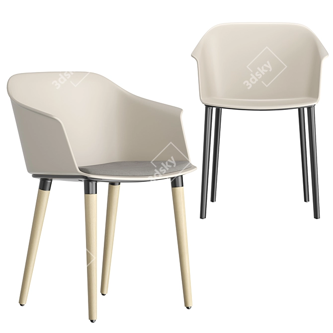 SOLO Corfu Chair: Modern Design 3D model image 1