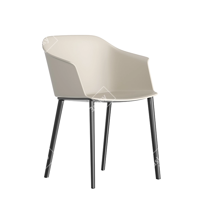 SOLO Corfu Chair: Modern Design 3D model image 2