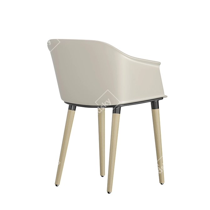 SOLO Corfu Chair: Modern Design 3D model image 5