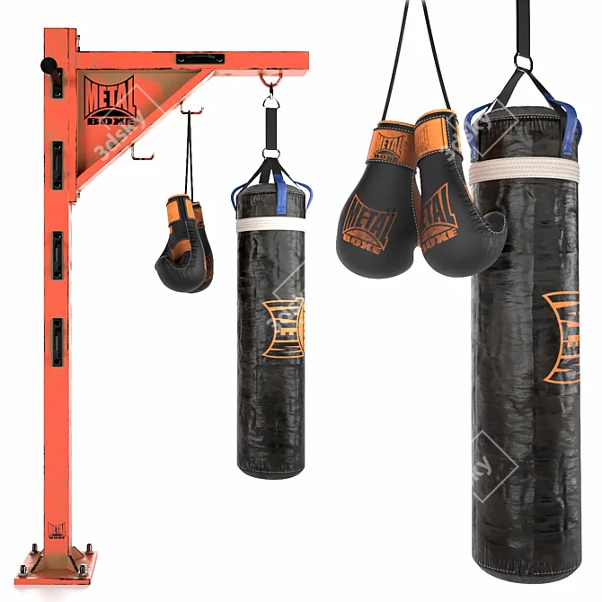 Steel Boxe Gym Gear 3D model image 1