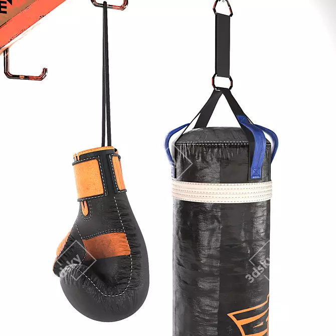 Steel Boxe Gym Gear 3D model image 5