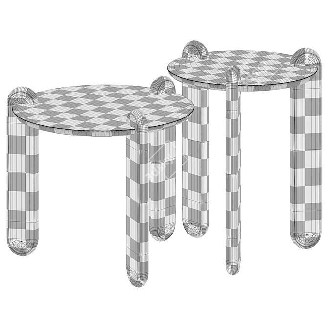  Australian Design & Co. Pop Tables 3D model image 3