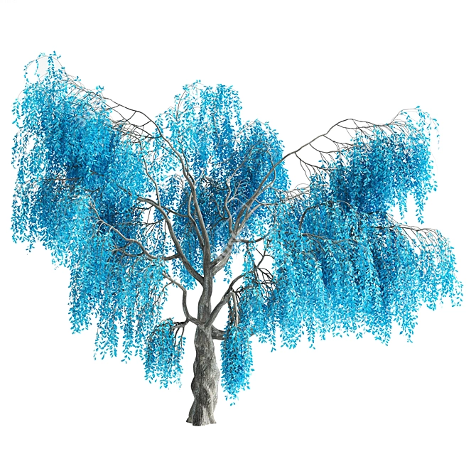 Enchanted Weeping Tree 3D Model 3D model image 4