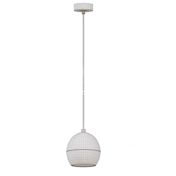 Sleek Pendant Light GORD 3D model image 2