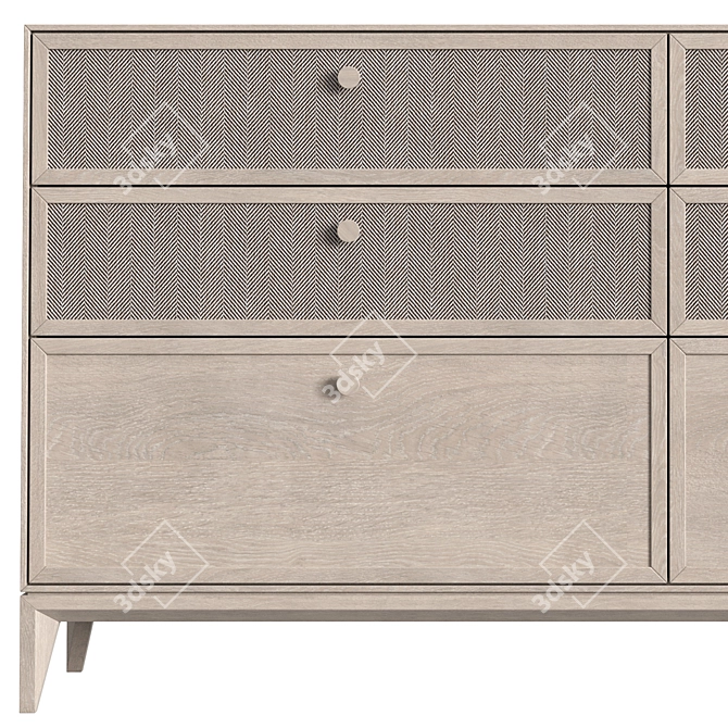 Modern Tie Chest by Dantone Home 3D model image 3