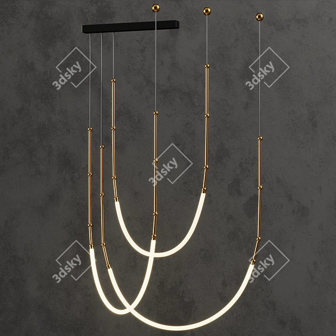 Modern Design Alrik Combo Lamp 3D model image 2