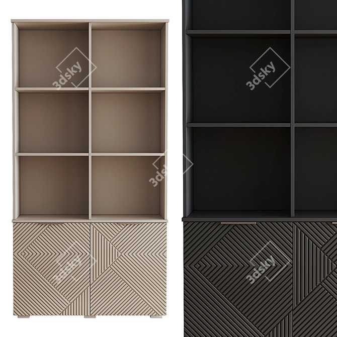 Shelton Shelving Set by Divan.ru 3D model image 4