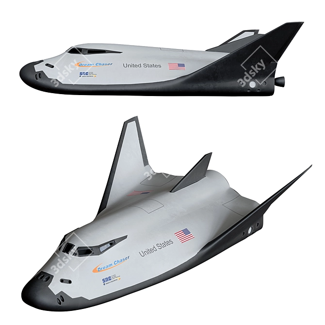 SpaceDev Dream Chaser Comrade 3D model image 1