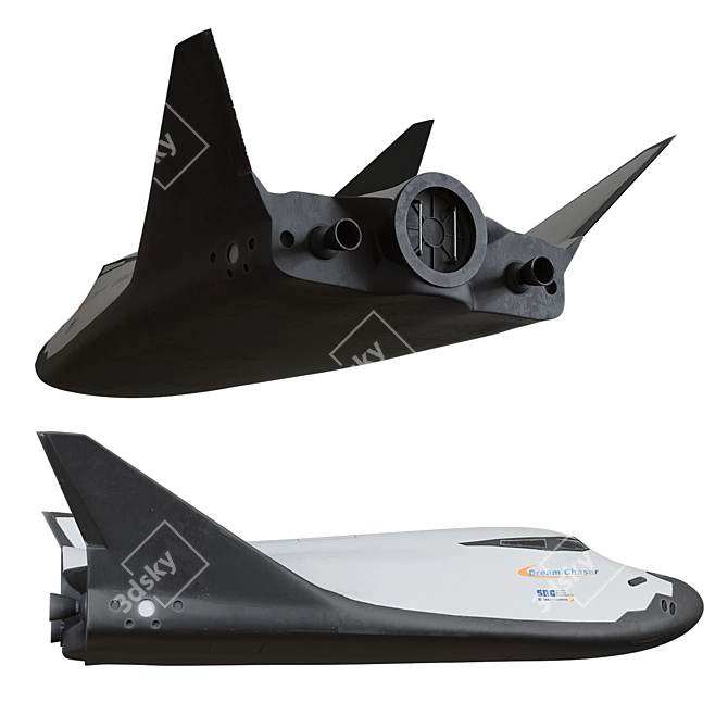 SpaceDev Dream Chaser Comrade 3D model image 2