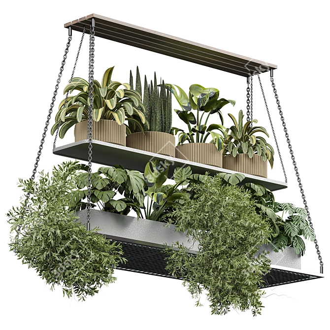 Modern Indoor Plant 3D 2015 3D model image 1