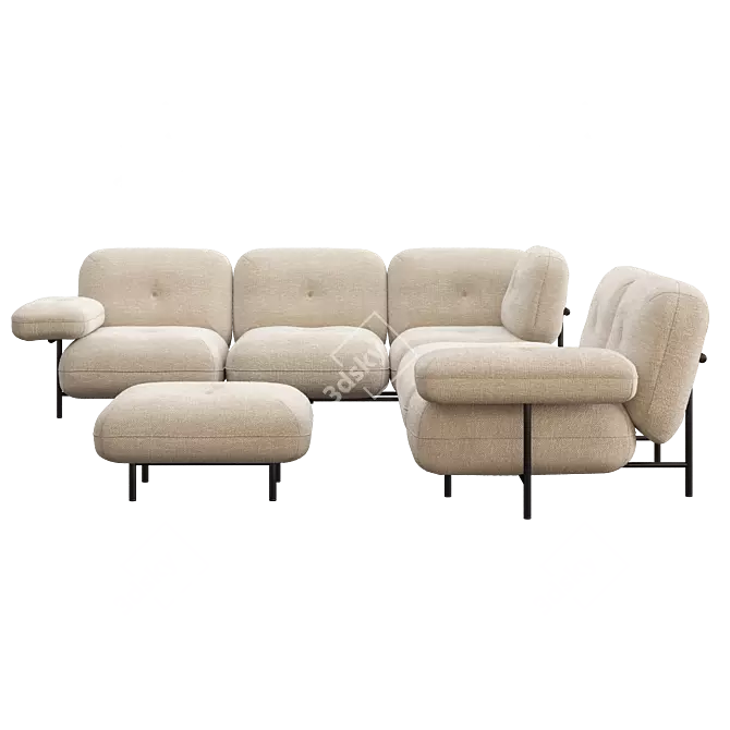 Cantori Cloud Sofas Set 3D model image 2