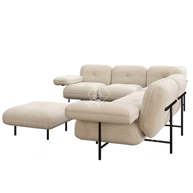 Cantori Cloud Sofas Set 3D model image 3