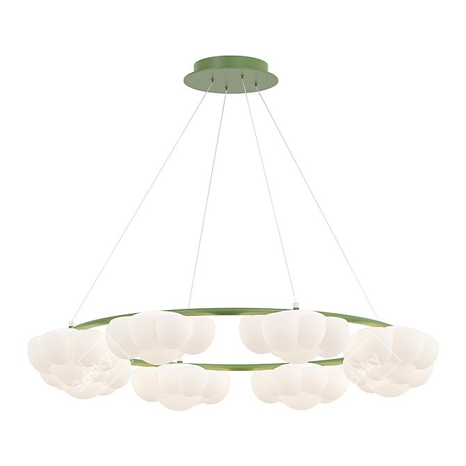  Ethereal Glow Chandelier 3D model image 1