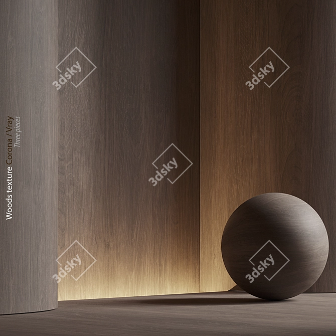 2016 Wood Textures Pack 3D model image 1