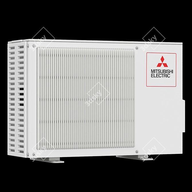 3-in-1 Mitsubishi Air Conditioner 3D model image 5