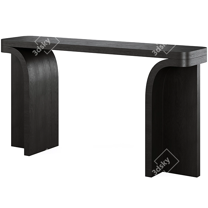 Hamish Console Table Urban Elegance 3D model image 1