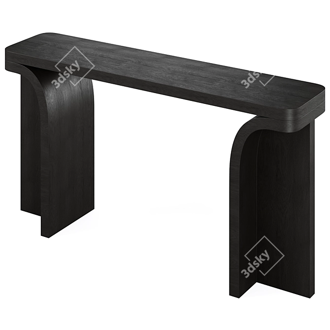 Hamish Console Table Urban Elegance 3D model image 4