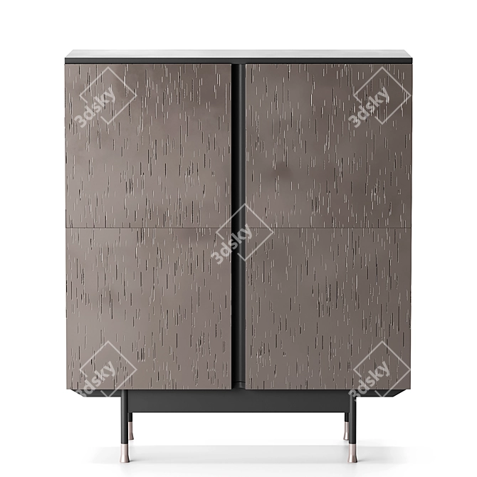 Melody Rain Cabinet Cantori Furniture 3D model image 2