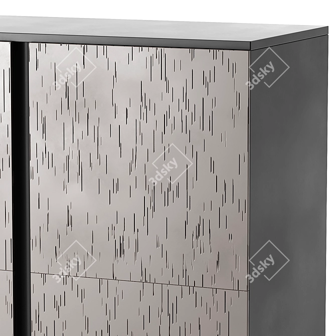 Melody Rain Cabinet Cantori Furniture 3D model image 4